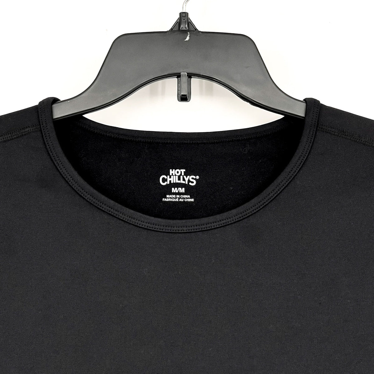 HOT CHILLYS Women's Micro-Elite Chamois Crewneck Shirt Medium Black NWT