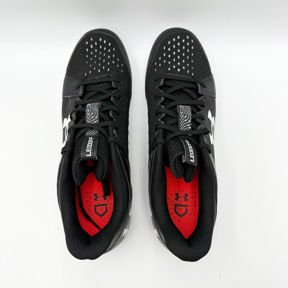 Under Armour Mens Leadoff Low RM Baseball Cleats Size 13 Black Athletic NWOB
