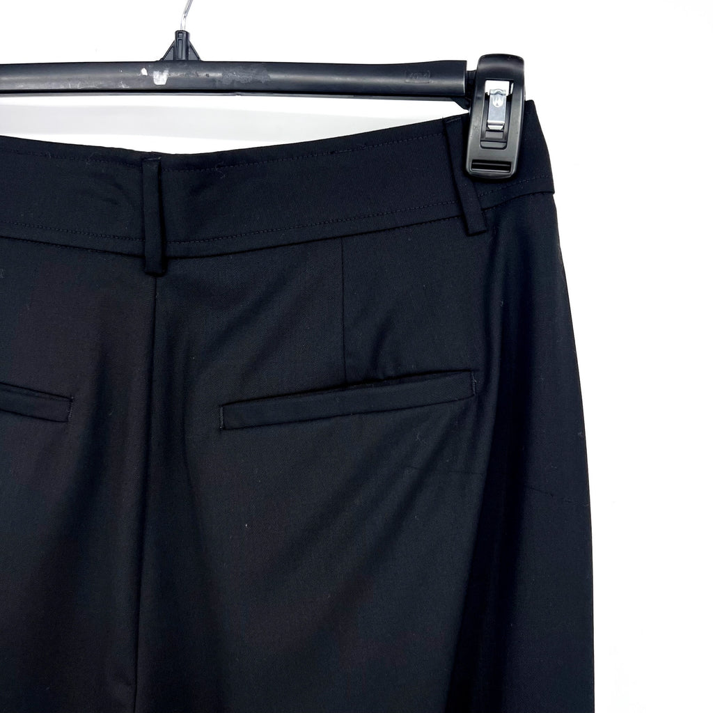 EVERLANE Women's The Italian Wool Way-High Drape Pants Size 6 Black NWT