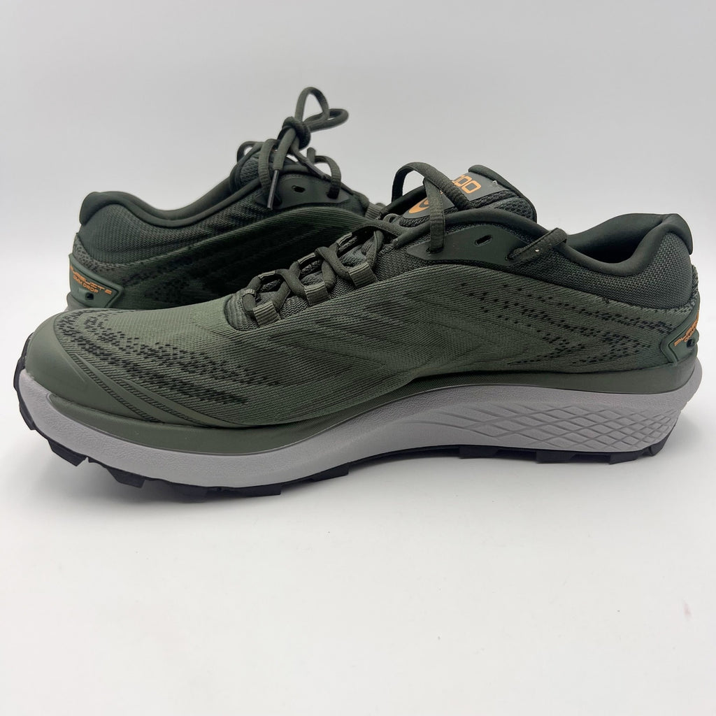 Topo Athletic Mens Pursuit 2 Trail Athletic Shoes Size 10 Green Running NIB