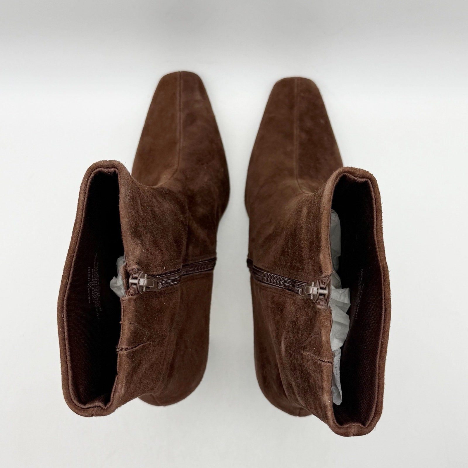 Steve Madden Womens Willa Ankle Booties US 9 M Brown Suede Boots NWOB