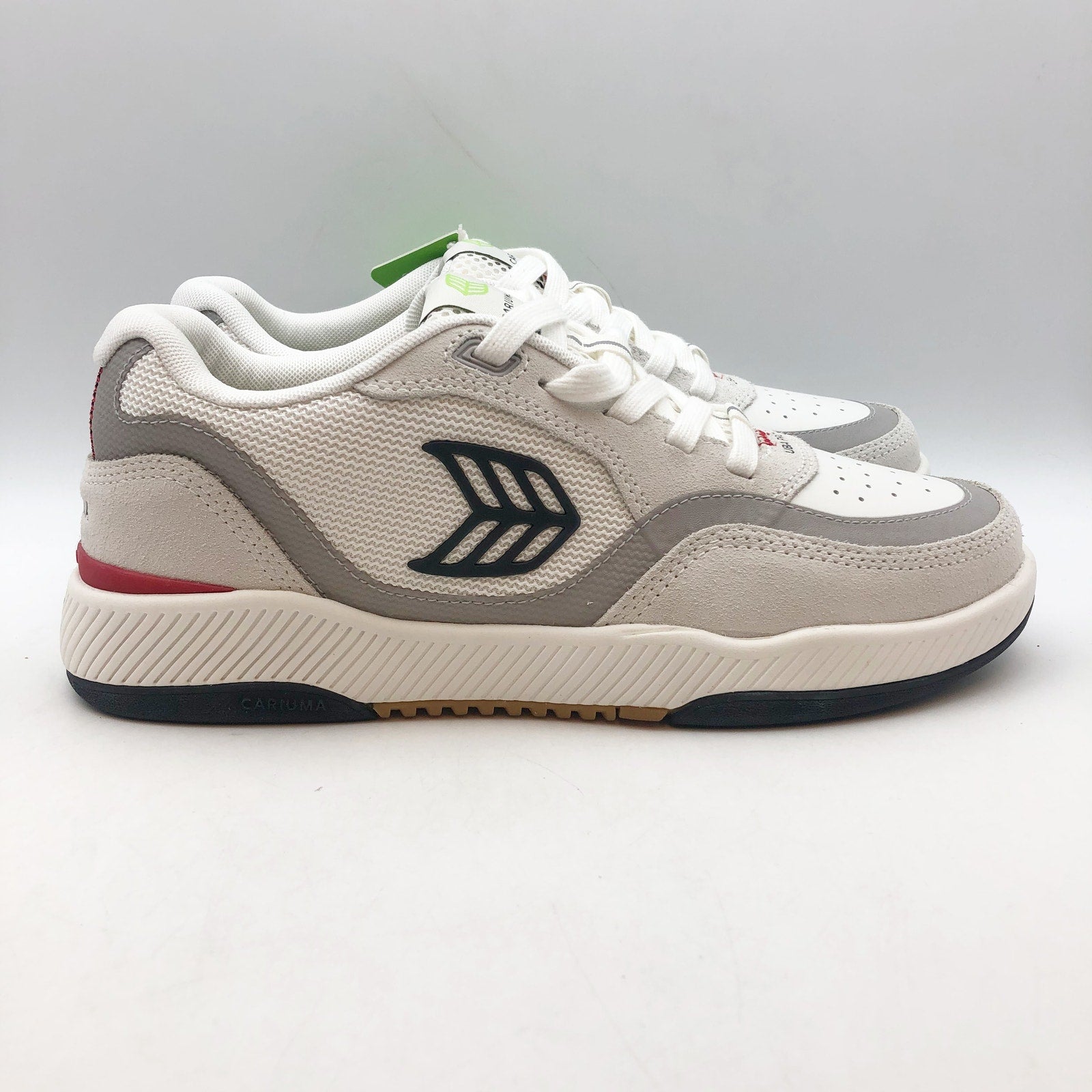 Cariuma UBA Pro Skate Mesh Sneaker Womens 8.5 Mens 7 Off White Black Red NIB
