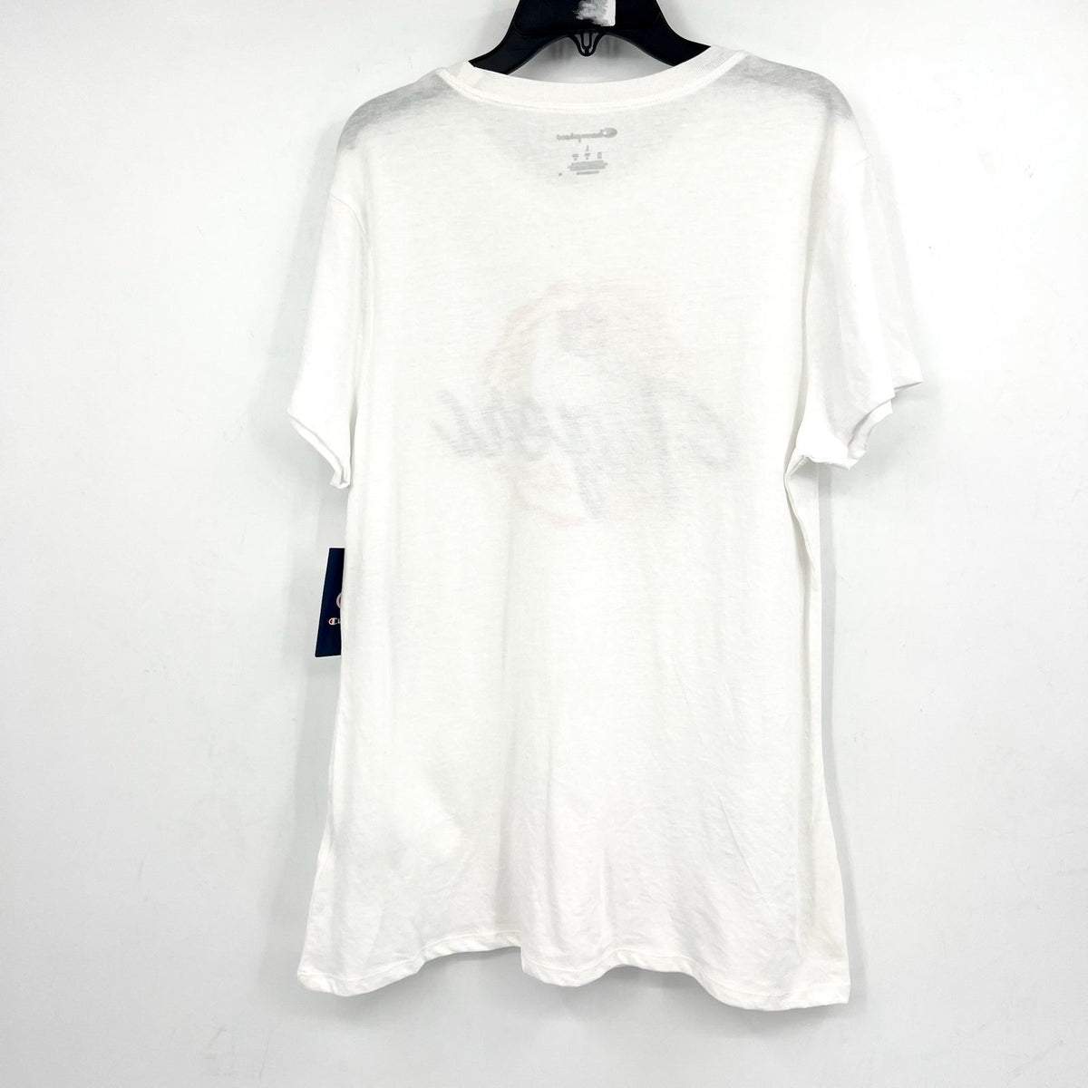 CHAMPION Womens Auburn Tigers Faux Crest T-shirt XL White Short Sleeve NWOT
