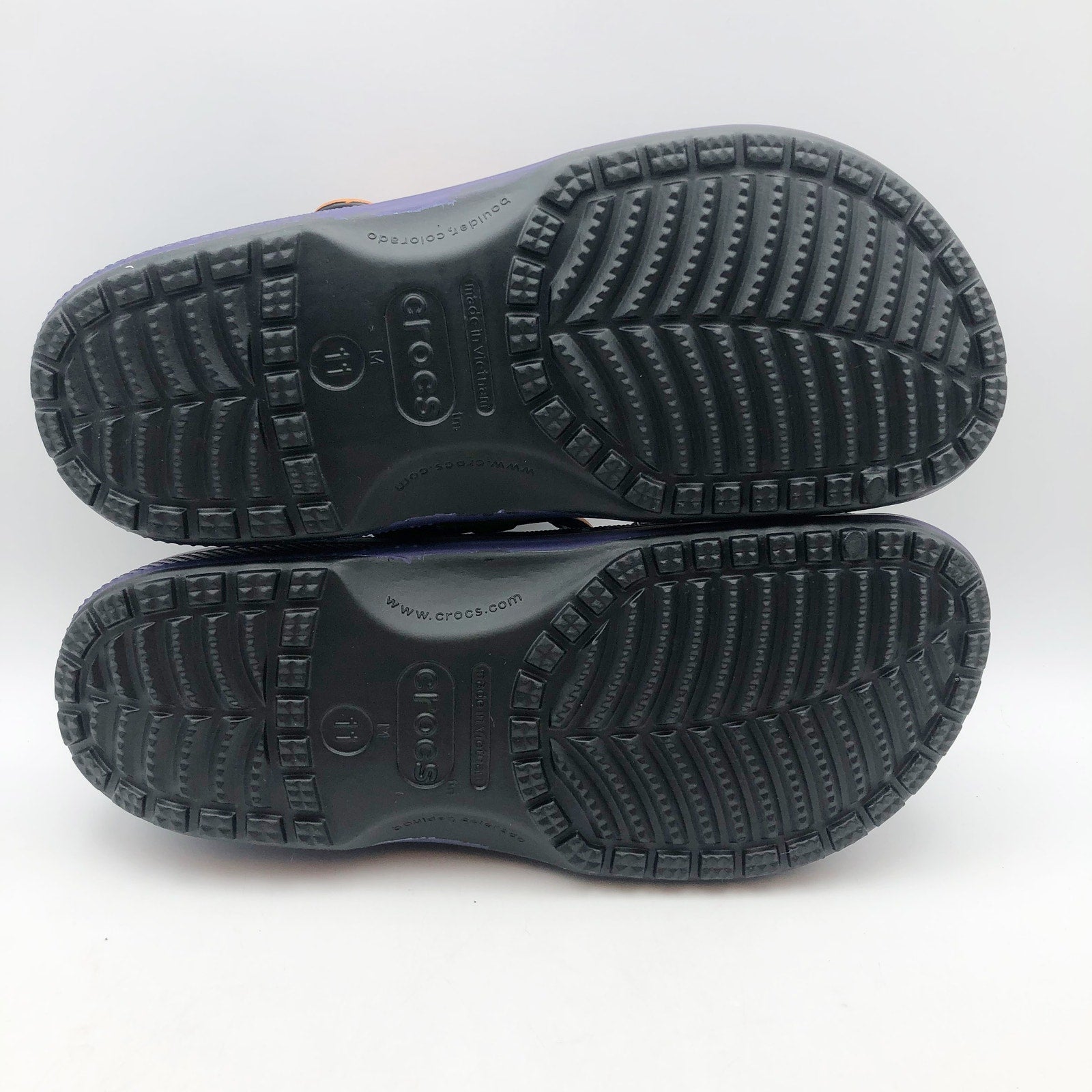 Crocs Mens NBA Phoenix Suns Classic Clogs Size 11 Black Purple NWT