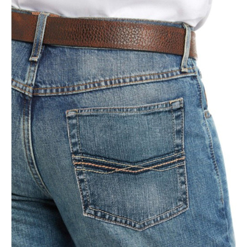 ARIAT Mens M2 Relaxed Legacy Boot Cut Jeans 40x34 Blue Wash Granite NWT