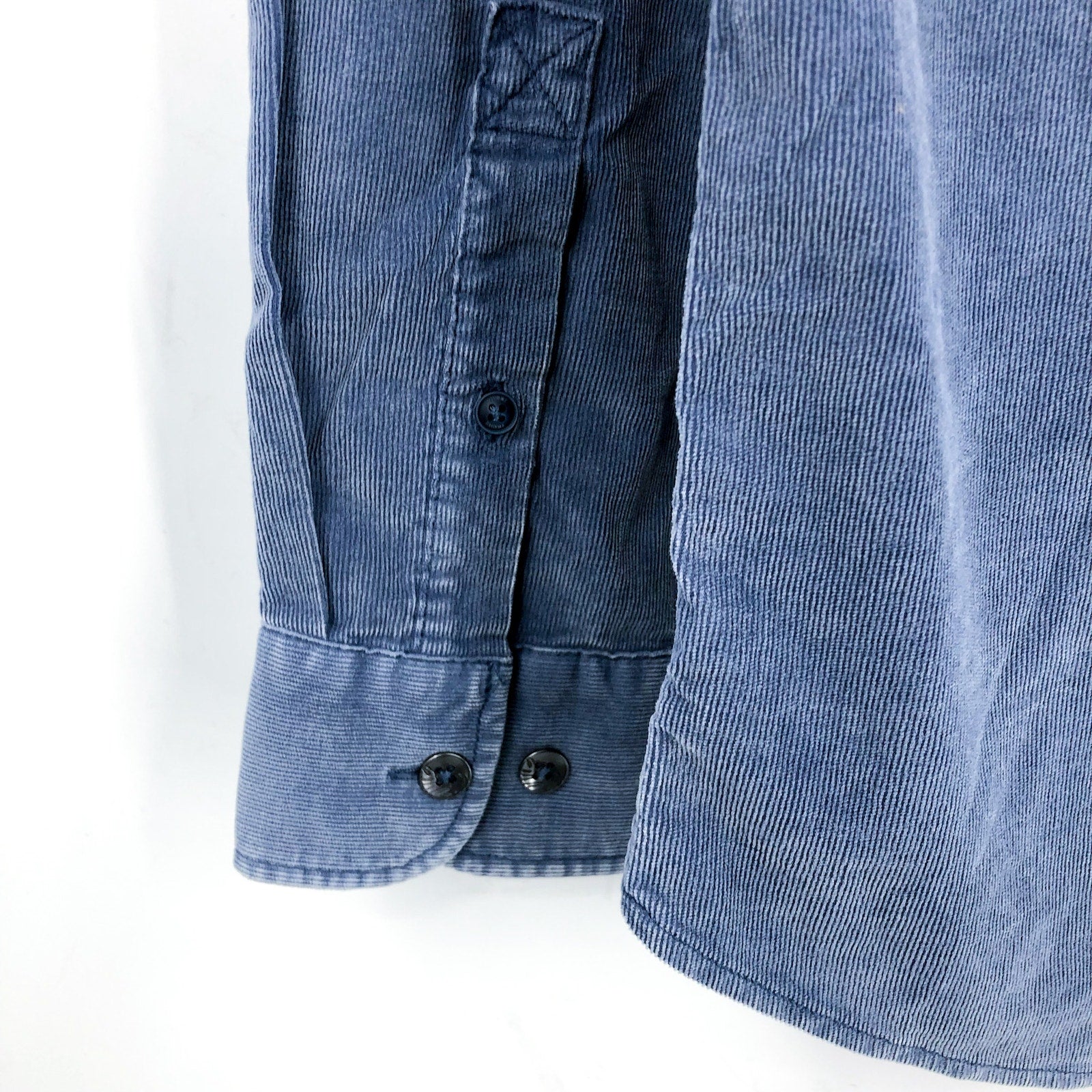TOMMY BAHAMA Mens Coastline Cord Casual Shirt Medium Blue Double-Pocket NWOT