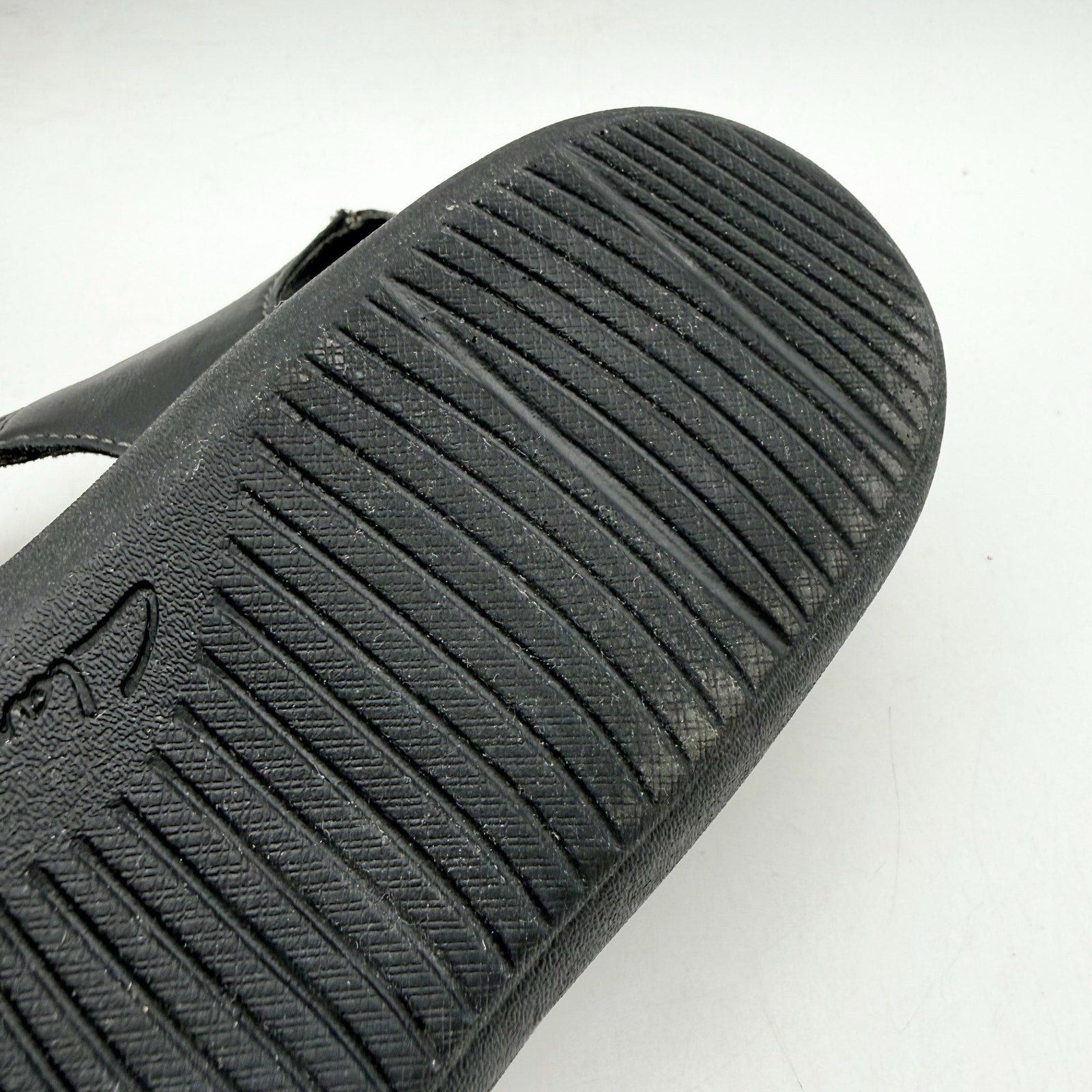 Clarks Womens Laurieann Bell Sandals US 11 M Black Leather NIB