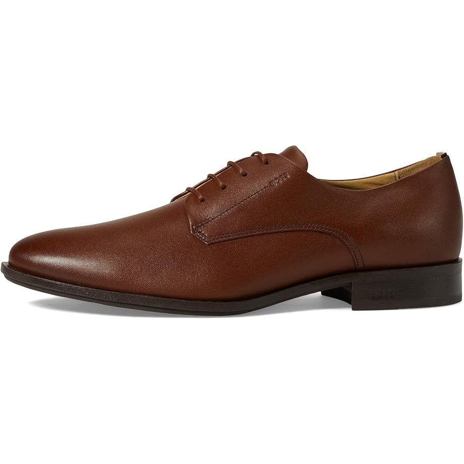 BOSS Mens Colby Derby Dress Shoes US 11 M EU 44 Brown Leather NIB