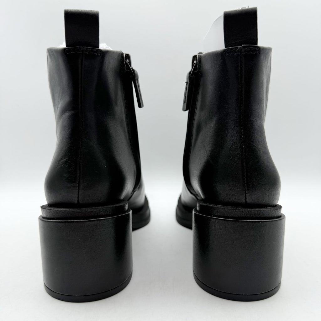 Franco Sarto Womens Dalden Ankle Boots US 6.5 M EU 36.5 Black Leather NWOB