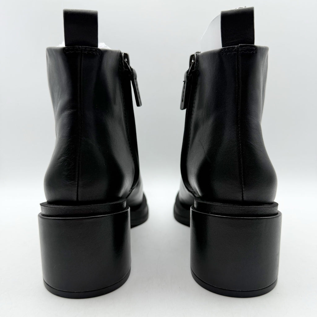 Franco Sarto Womens Dalden Ankle Boots US 6.5 M EU 36.5 Black Leather NWOB