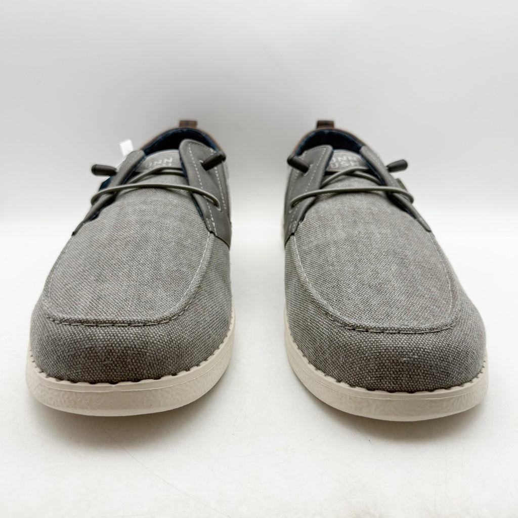 Nunn Bush Mens Brewski Slip on Casual Shoes US 13 M Grey Knit NIB