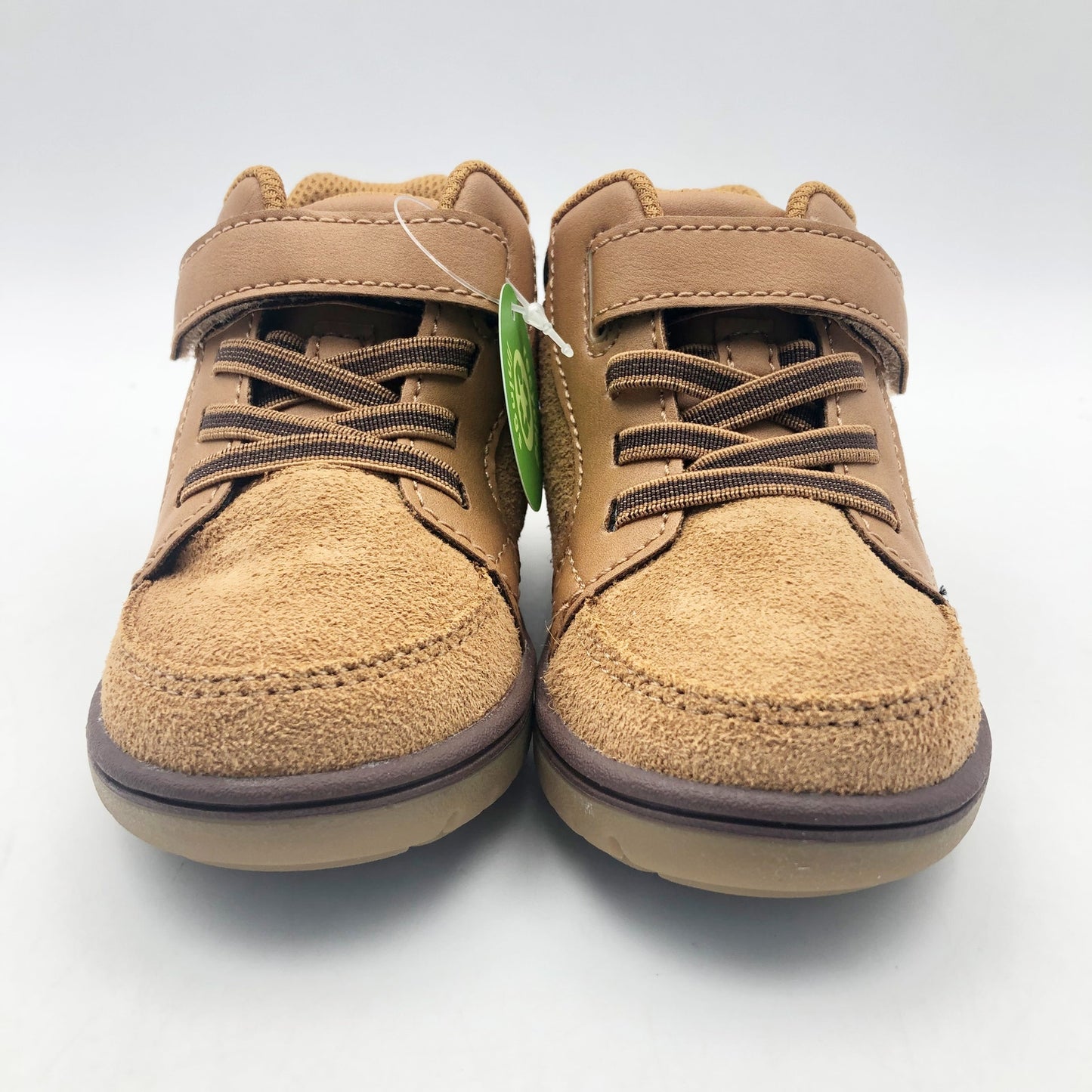 Stride Rite SRT Ames Honey Yellow Boy Boots Size 9 Brown Kids Shoes NIB