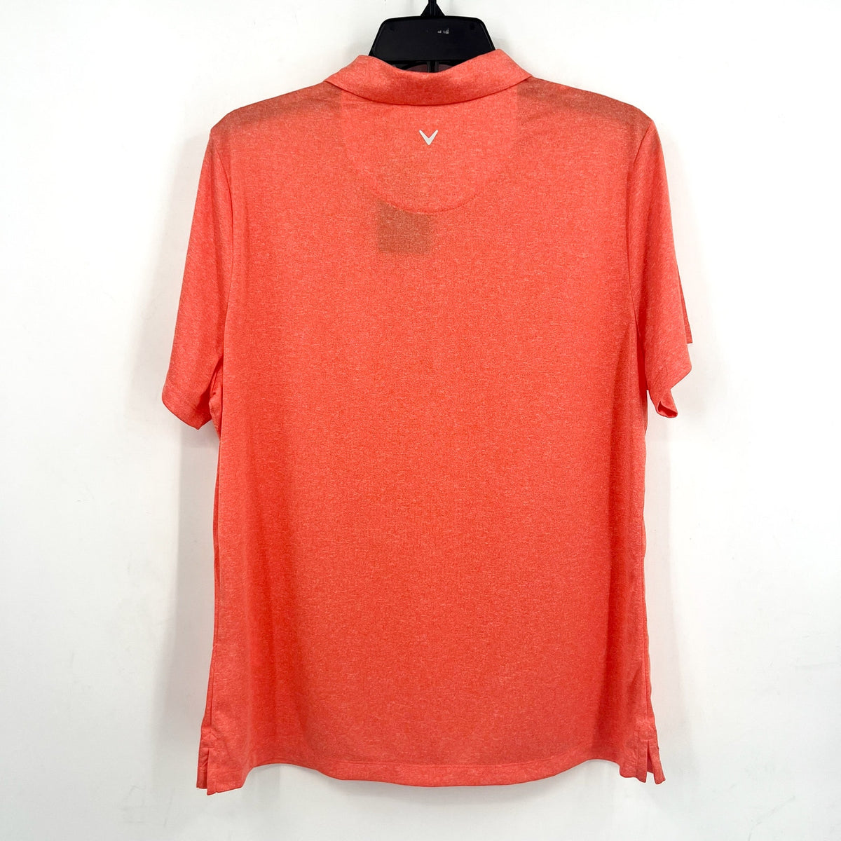 CALLAWAY Womens 1/4 Zip Golf Polo Shirt Small Orange Short Sleeve NWT