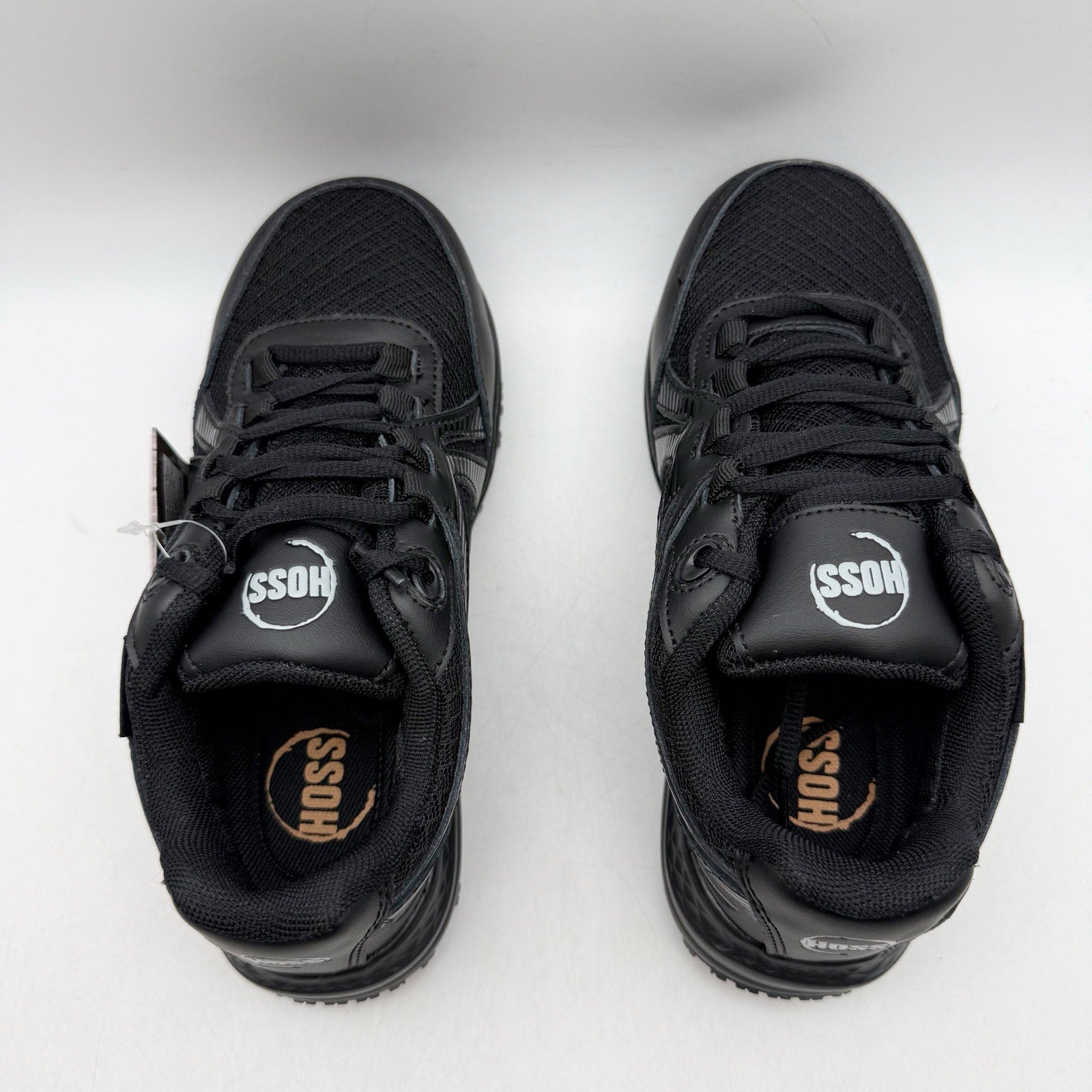 Hoss Womens Reno ll Comp Toe Work Sneakers US 4 EU 35 Black Waterproof NIB