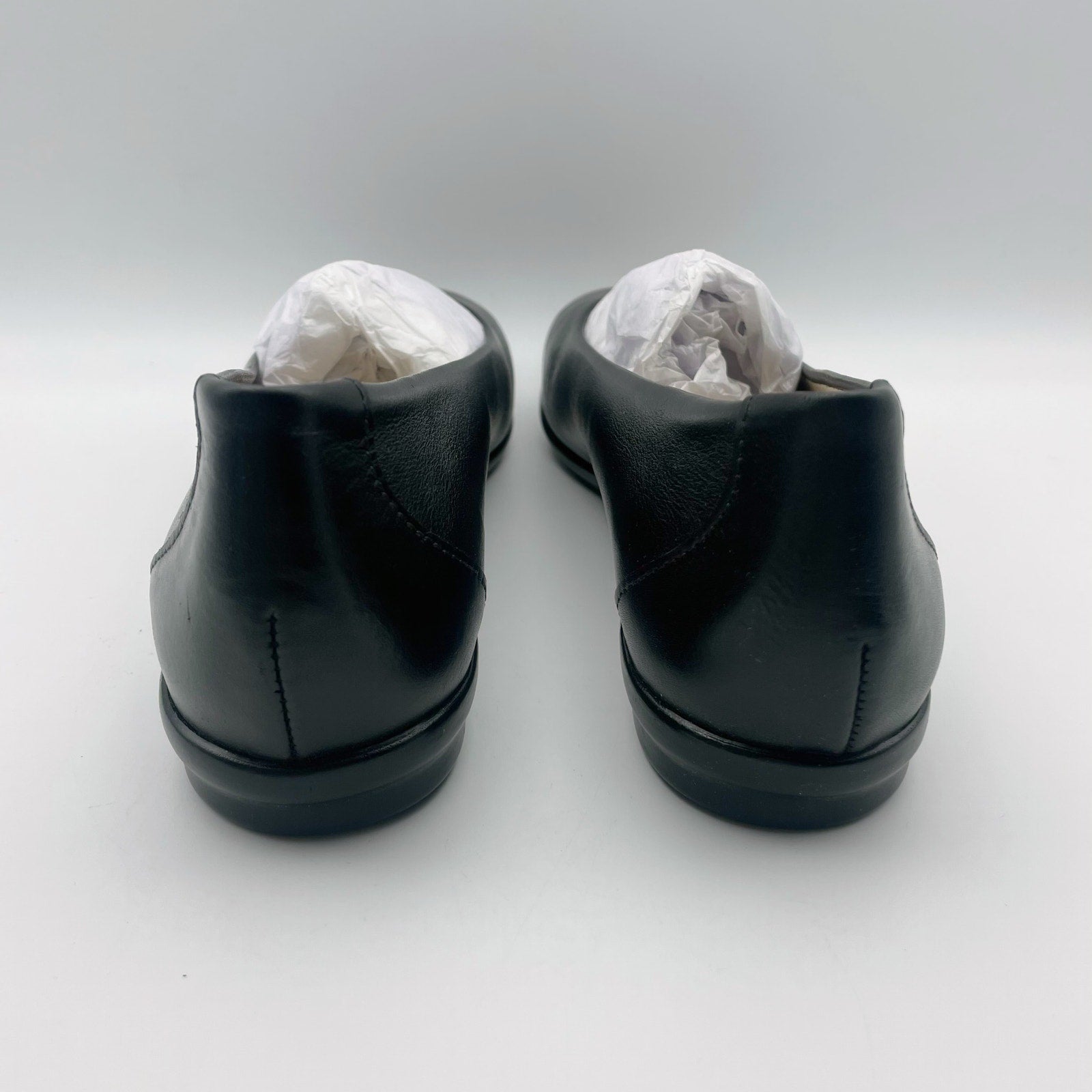 SAS Womens Scenic Ballet Flat US 9 Slim EU 39.5 Black Leather NIB