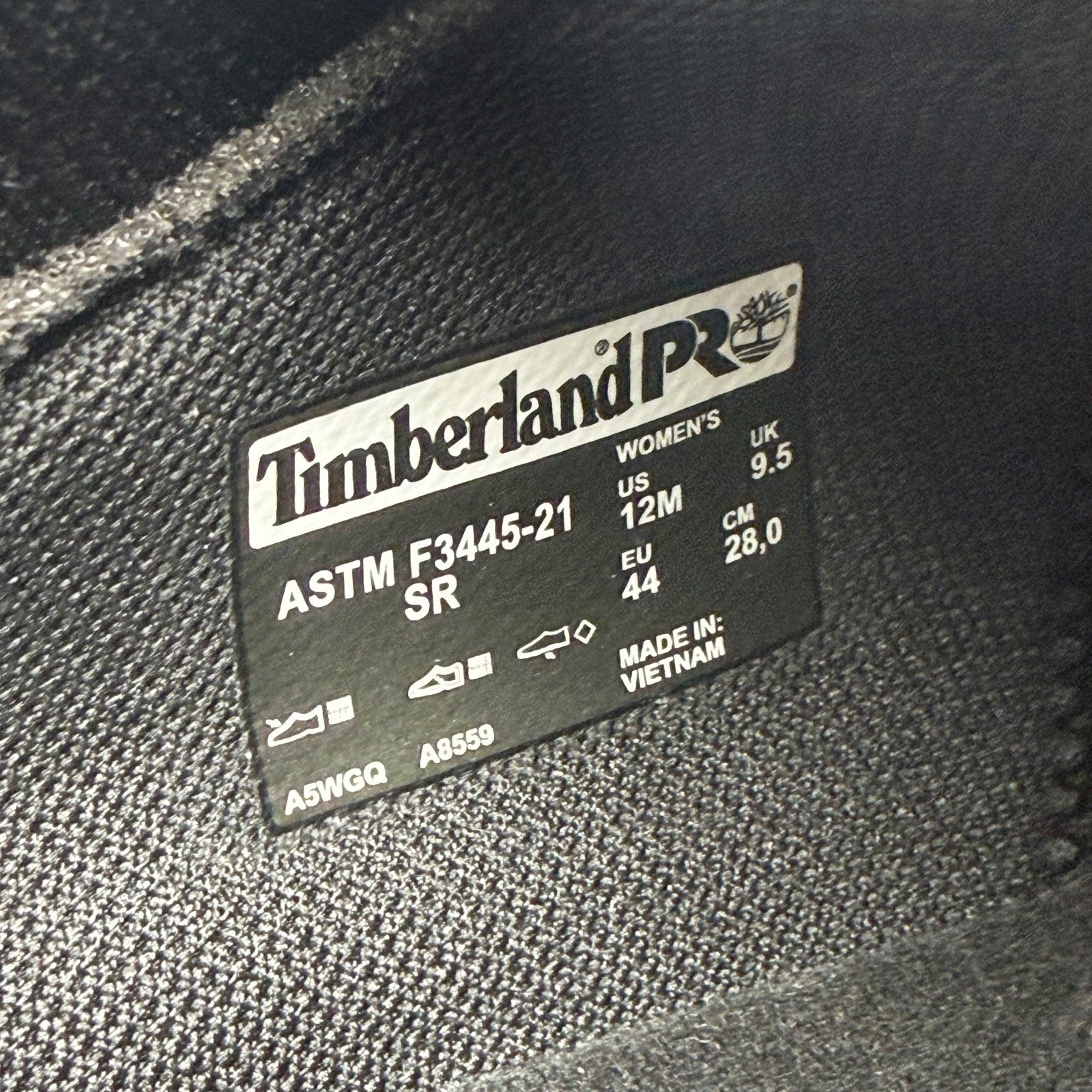 Timberland Pro Womens Solace Soft Toe Work Shoes Size 12 M Black SR Slip On NIB
