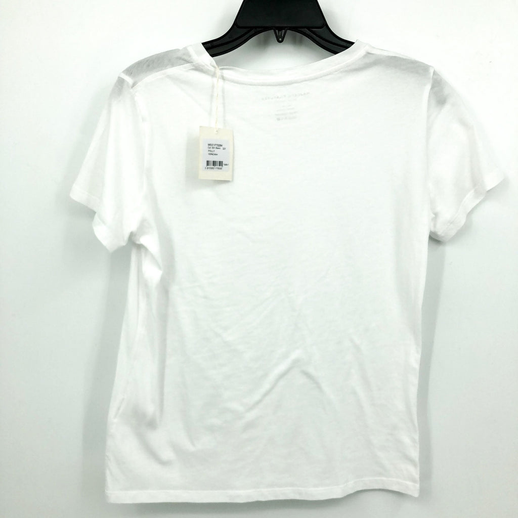 MAJESTIC FILATURES Women's Crewneck T Shirt Size 1 XS White Short Sleeve NWT