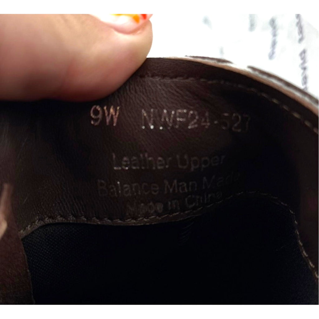David Tate Womens Maverick Ankle Booties Size 9 Wide Brown Leather Boots NIB