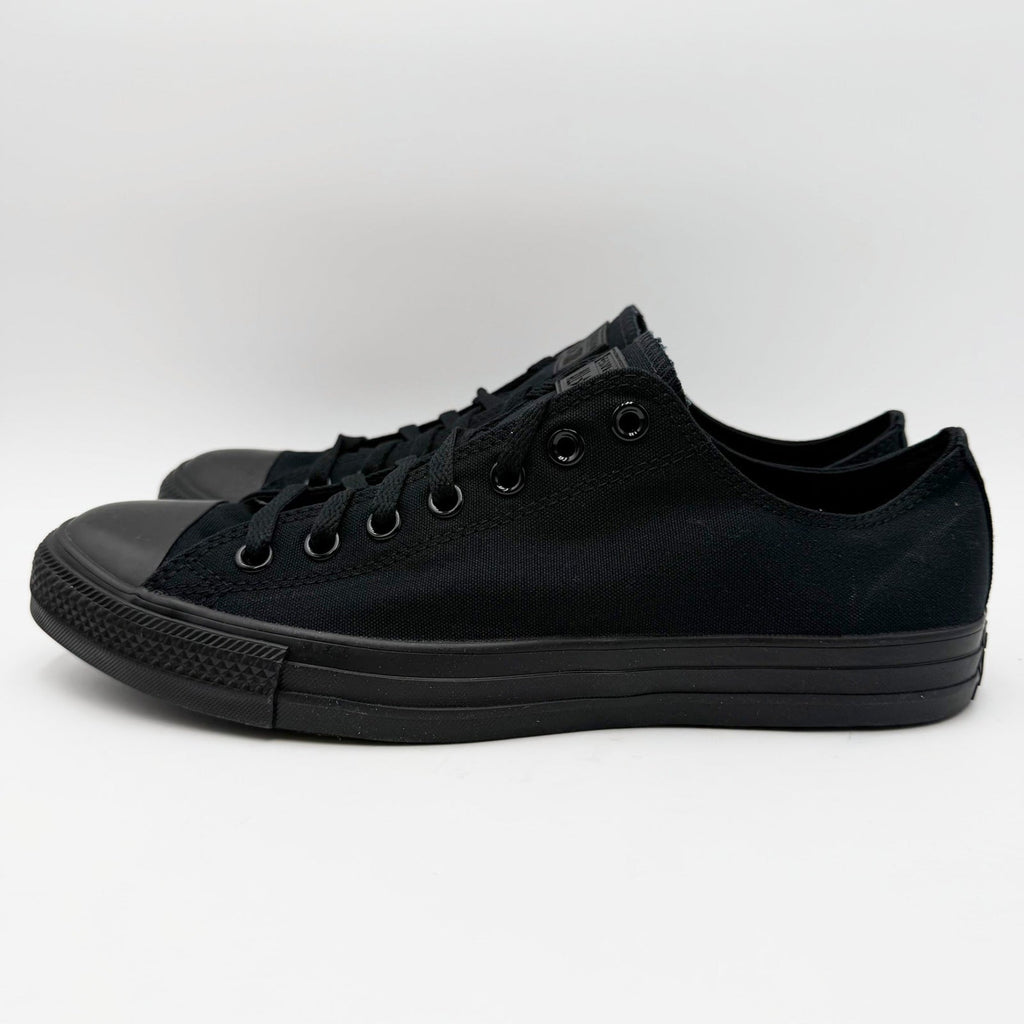 Converse Mens Chuck Taylor All Star Low Sneakers Size 10.5 Black Monochrome NWOB