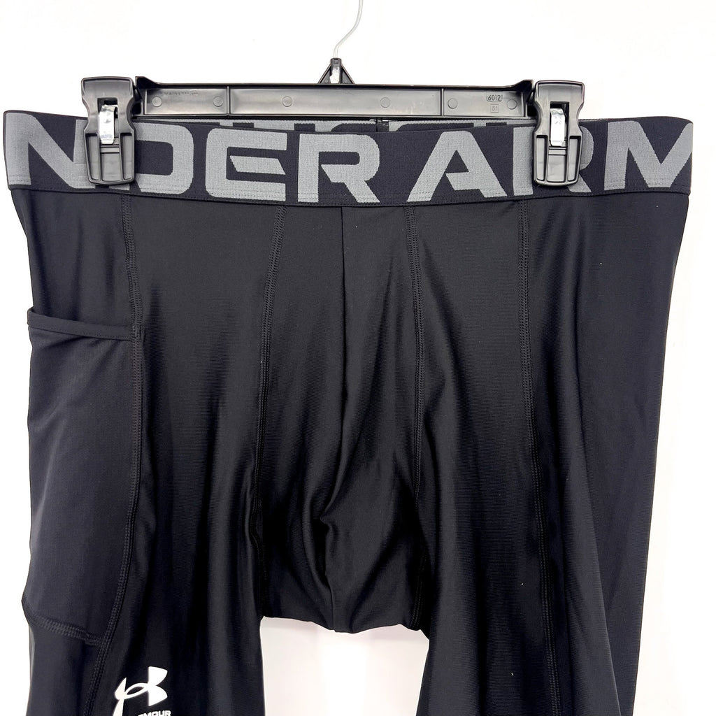 UNDER ARMOUR Men's UA HeatGear Armour Shorts XL Black Base Layer NWT