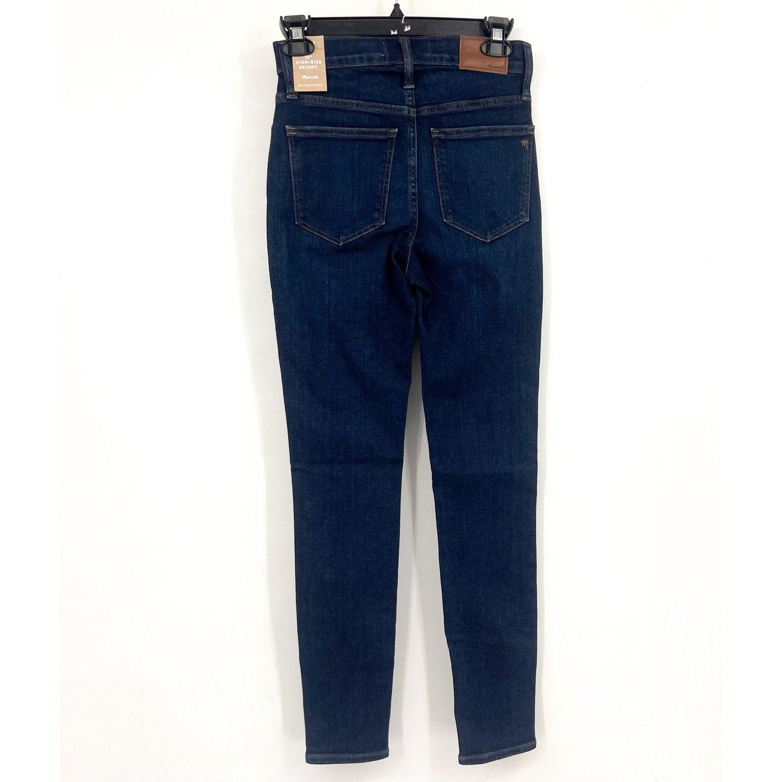 MADEWELL Women's 10" High-Rise Skinny Jeans Size 24 US 00 Blue Hayes Wash NWT