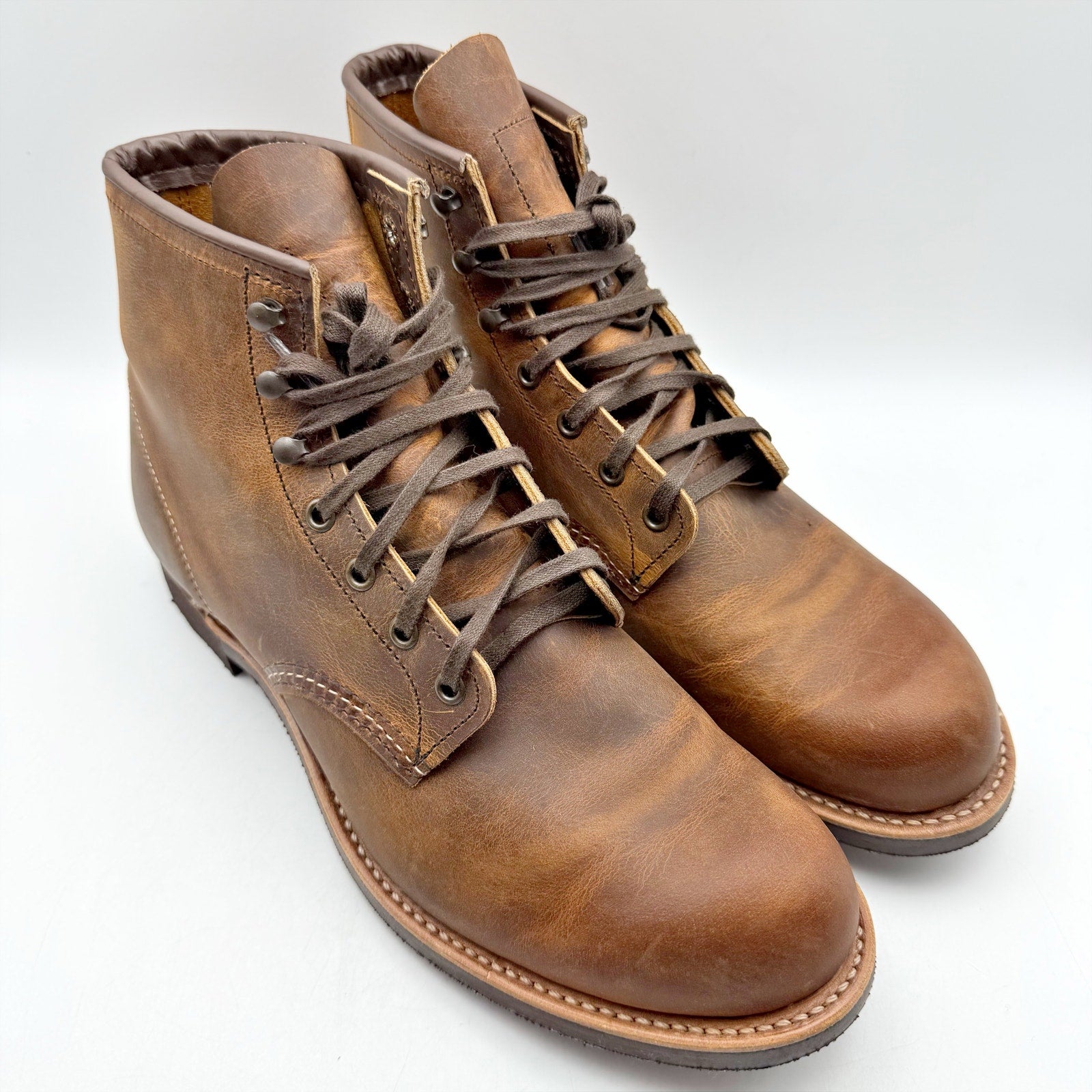 Red Wing Mens Blacksmith 6" Boots US 11D Tan Copper Rough & Tough Leather NIB