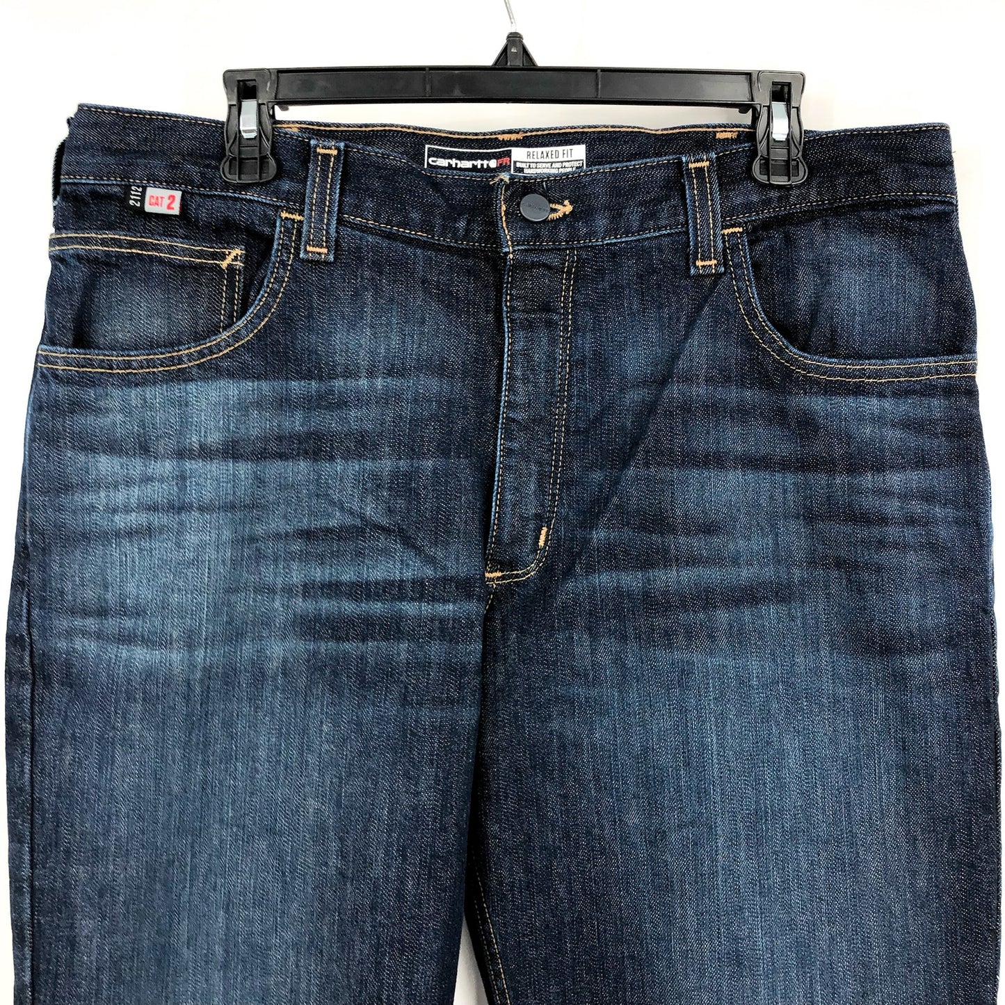 CARHARTT Men FR Rugged Flex Jean 36x30 Dark Blue Relaxed Fit 5-Pocket NWOT