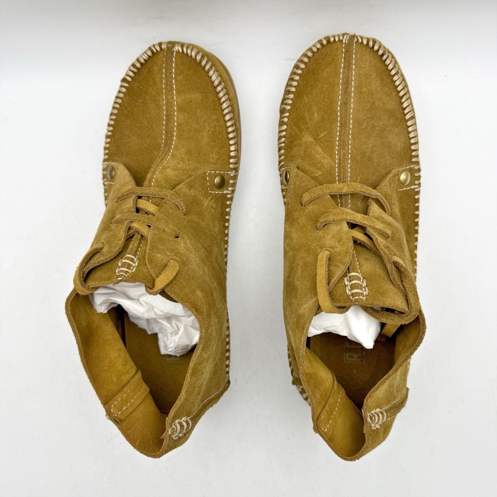 RE/DONE Womens Metal Oxford Shoes EU 37 US 7 Brown Suede NWOB