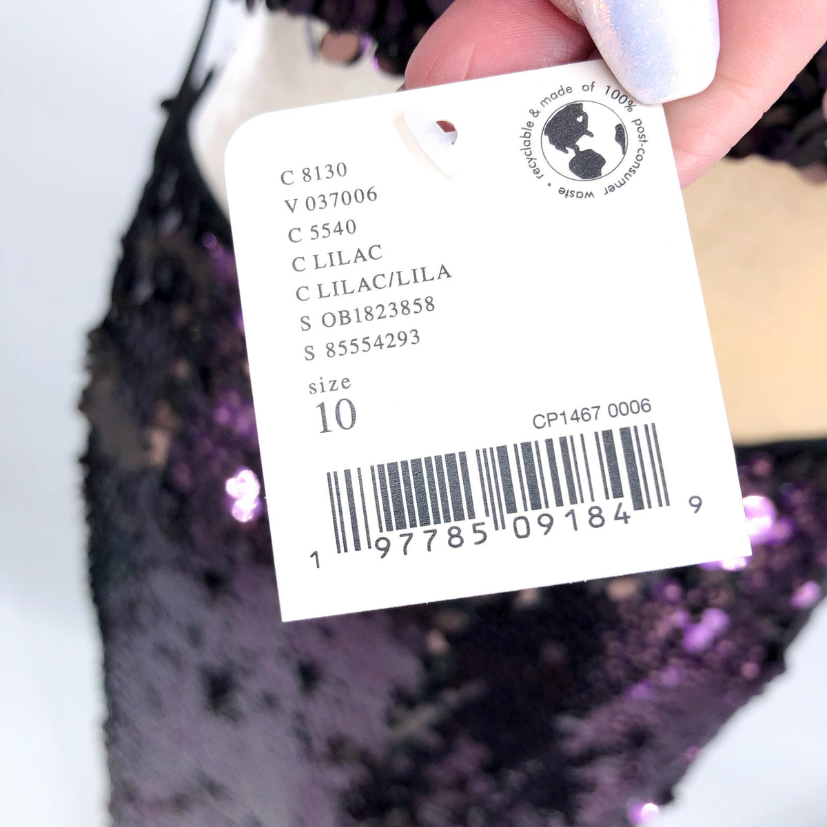 FREE PEOPLE Star Bright Sequin Set Size 10 Purple Maxi Skirt Crop Top NWT
