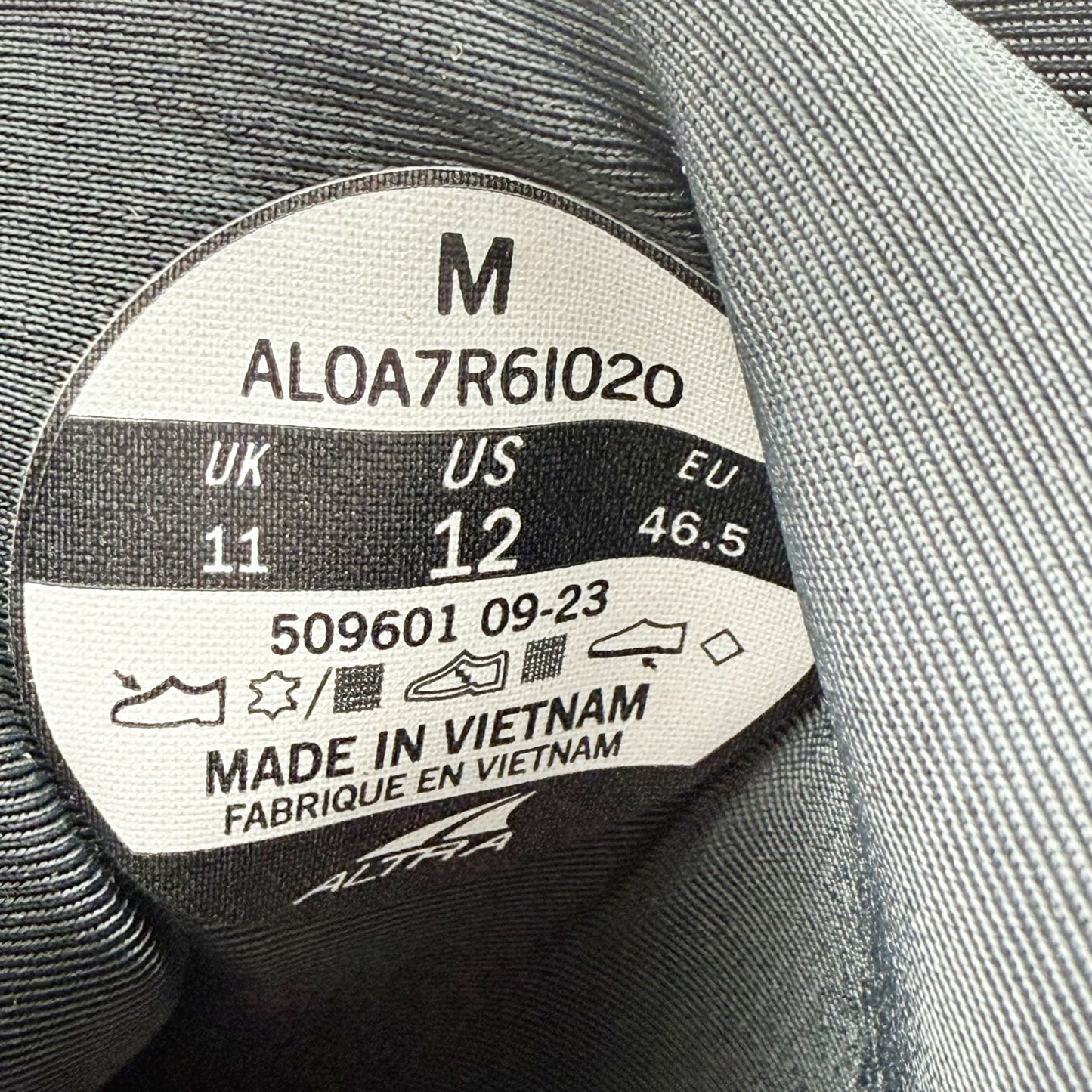 Altra Mens Lone Peak Hiker 2 Sneakers US 12 M EU 46.5 Black Gray Athletic NWOB