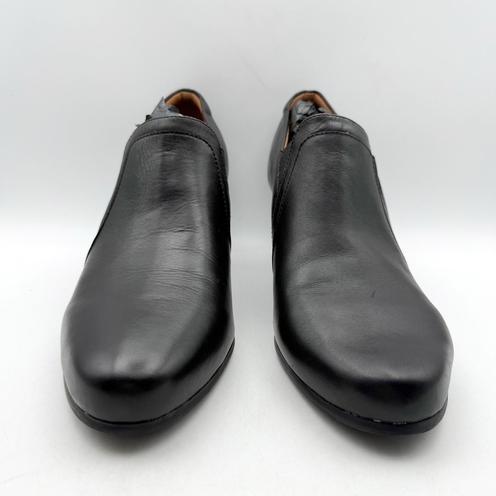 Cobb Hill Womens Winny Pumps US 11 Wide Black Leather Slip On NWOB