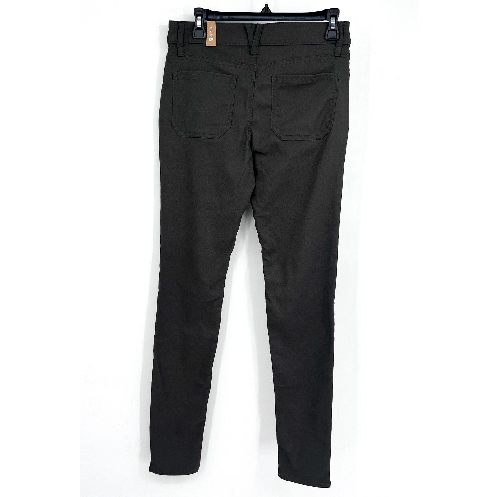 PRANA Women's Southport Skinny Stretch Pants Size 8 Gray Dark Iron Mid Rise NWOT