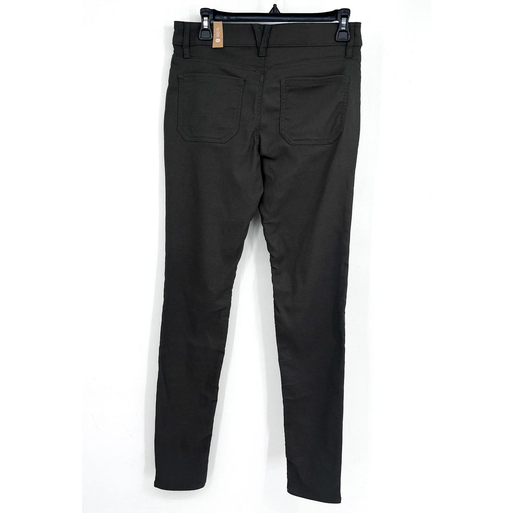 PRANA Women's Southport Skinny Stretch Pants Size 8 Gray Dark Iron Mid Rise NWOT