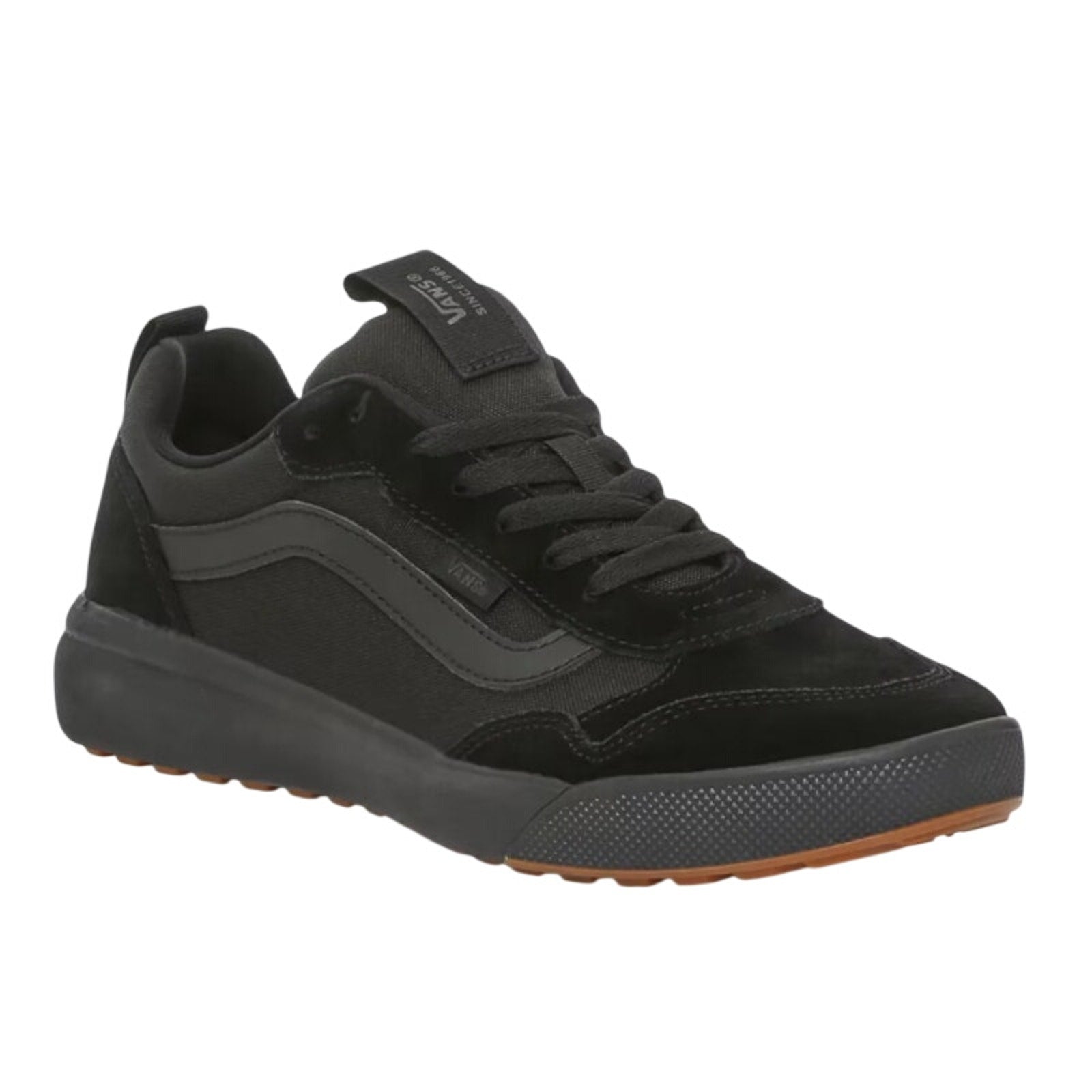 VANS Mens Range EXP Casual Sneakers Size 10.5 Black Suede Lace Up NWOB