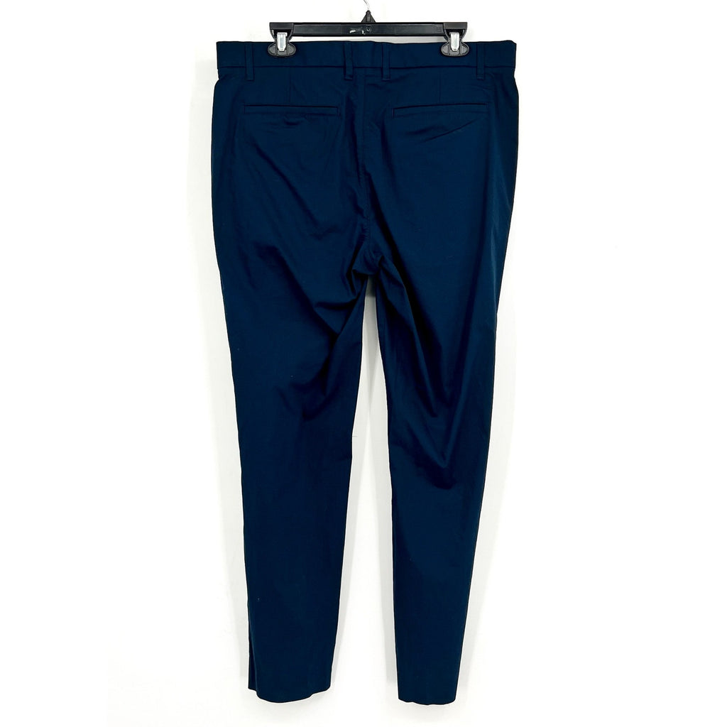 EVERLANE Mens Air Chino Pants 34x32 Navy Blue Stretch Cotton Poplin Slim Fit NWT