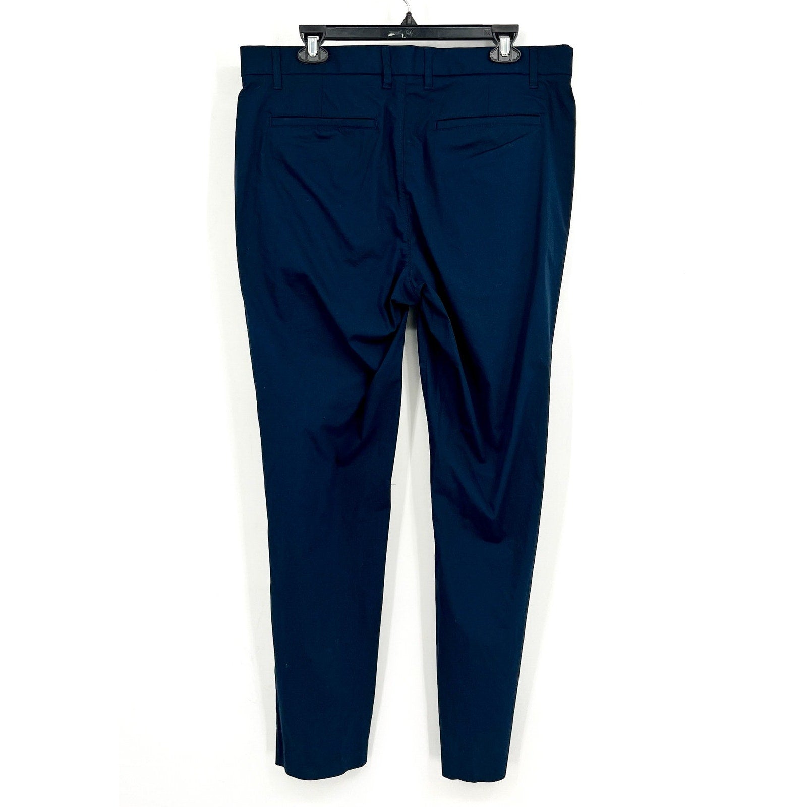 EVERLANE Mens Air Chino Pants 34x32 Navy Blue Stretch Cotton Poplin Slim Fit NWT