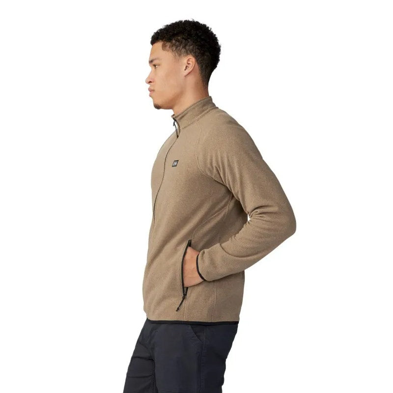MOUNTAIN HARDWEAR Mens Microchill Full Zip Fleece Jacket XXL Tan NWOT