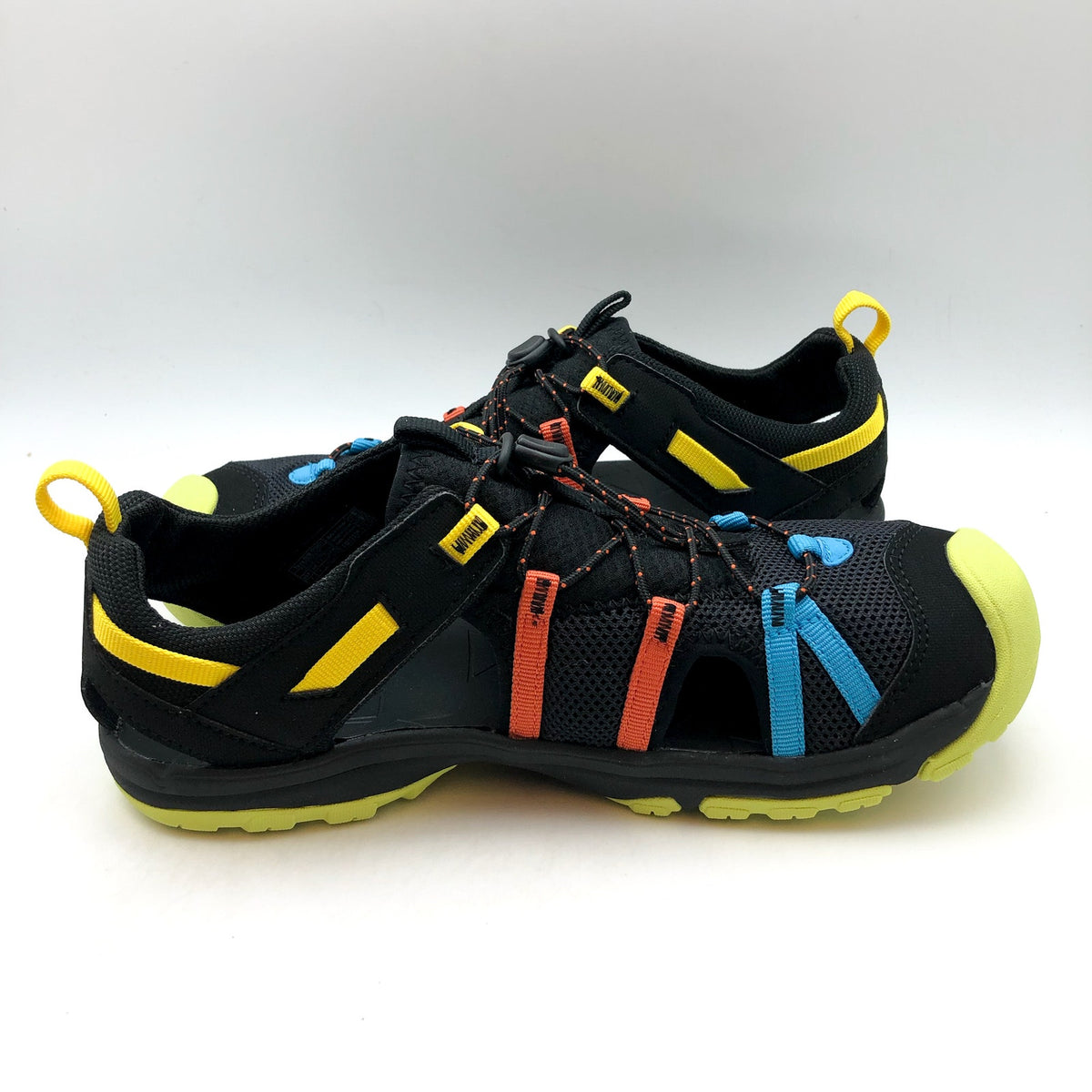 TEVA Kids Manatee Sport Sandals US 1 EU 32 Black Multicolor Breathable NIB