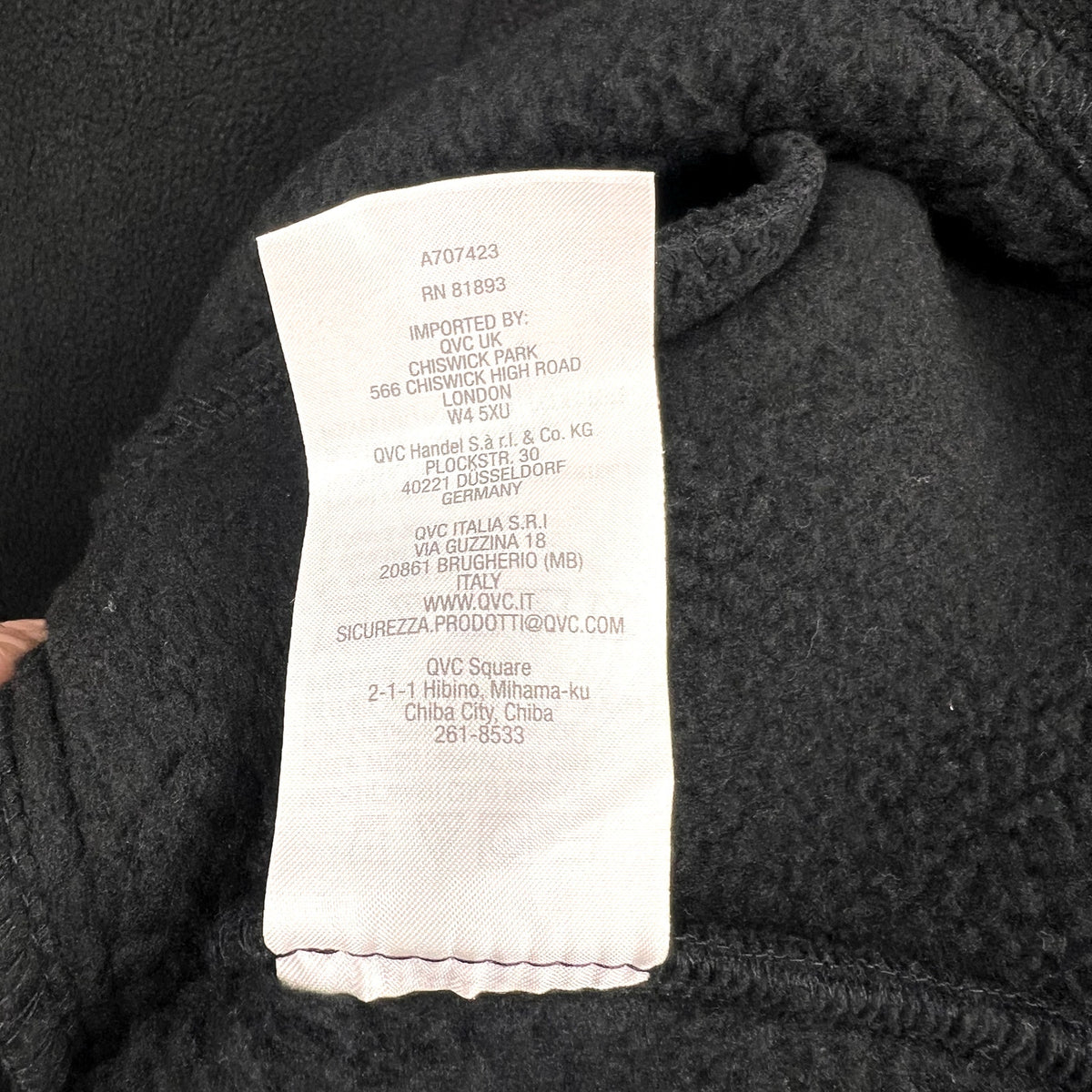 DENIM & CO. Women's Fleece Bonded Sherpa Jacket Medium Black NWOT
