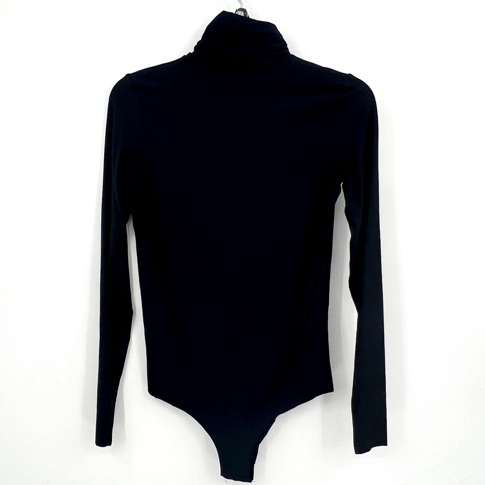 COMMANDO Women's Butter Turtleneck Bodysuit Small Black Long Sleeve NWT