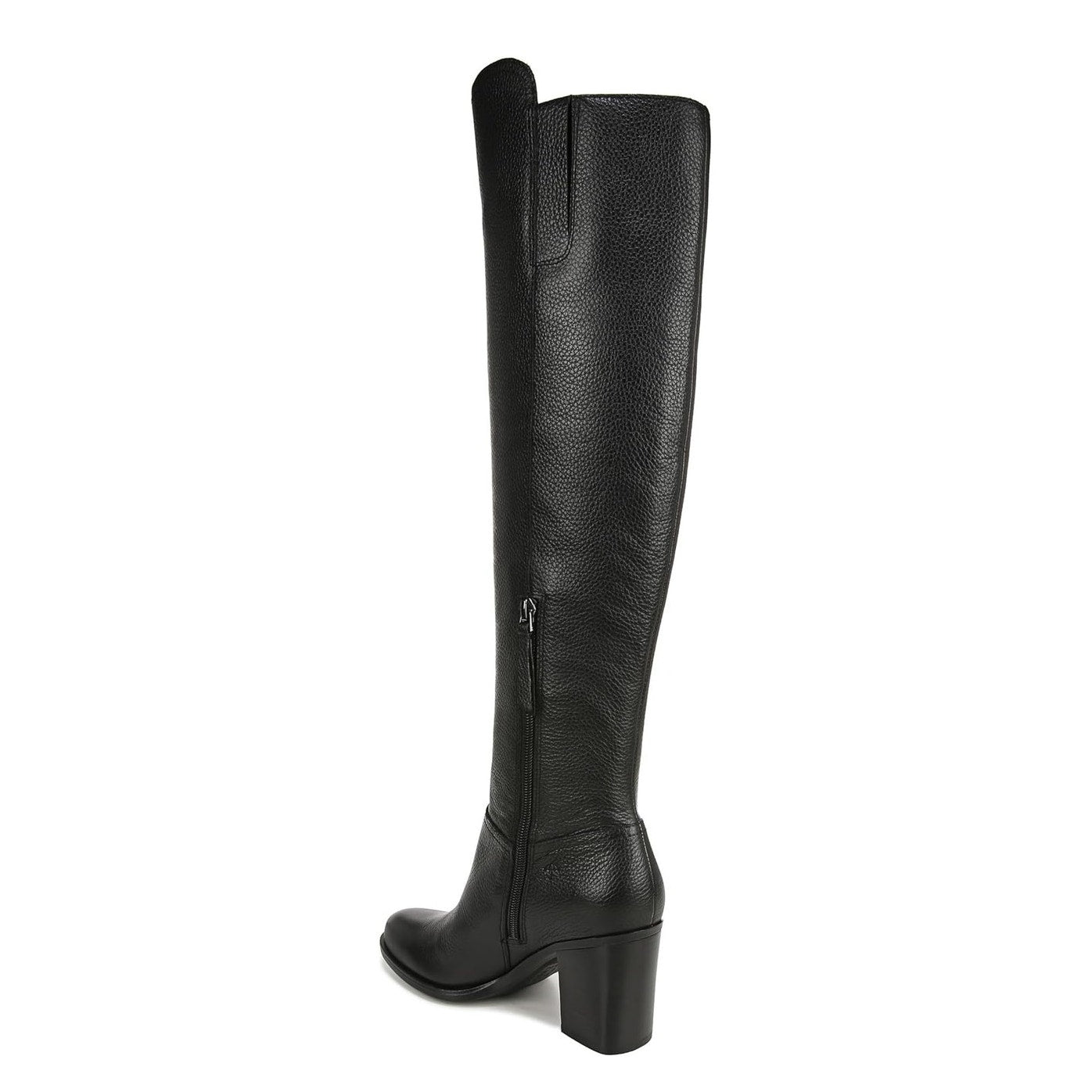 Naturalizer Womens Kyrie Heeled Knee High Boots US 8.5 Wide Black Leather NIB