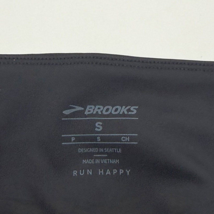 BROOKS Womens Chaser 5" Running Shorts Small Black Athletic Lightweight NWT