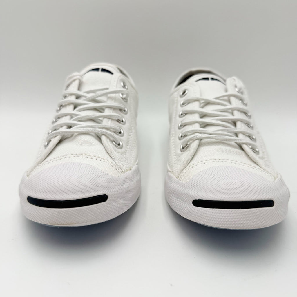 Converse Womens Jack Purcell Casual Low Sneakers Size 6.5 White Canvas NIB