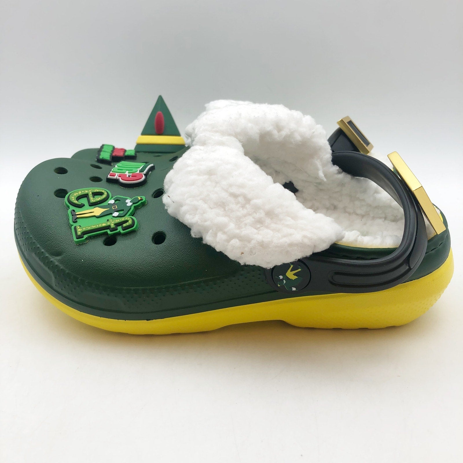 Crocs Kids Elf Classic Clogs Size 13 Festive Green NWT