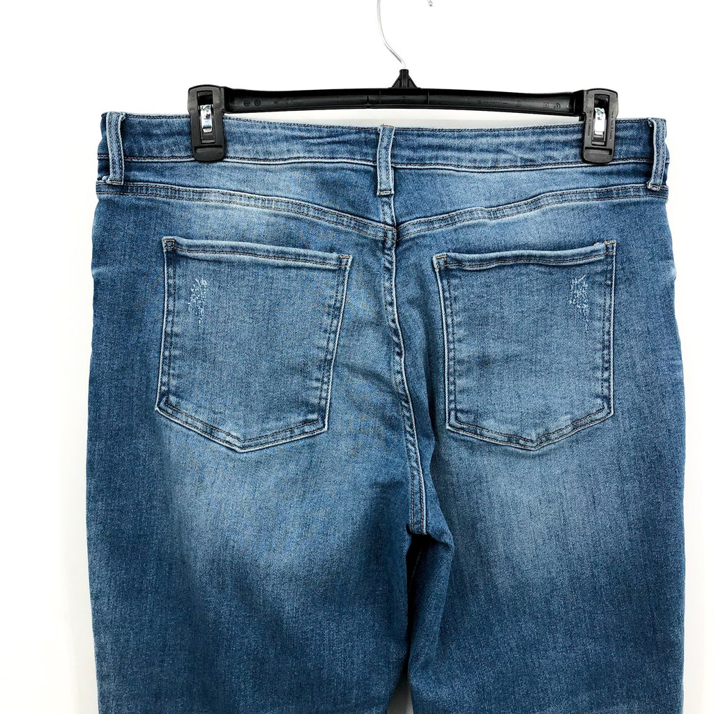 KUT FROM THE KLOTH Kelsey Ankle Flare Jeans Size 18 Perceptual Blue Fab Ab NWOT