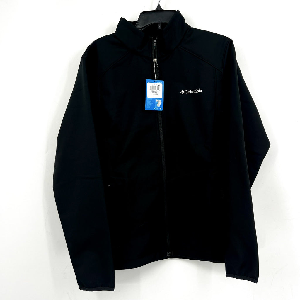 Columbia Womens Kruser Ridge Softshell Jacket XL Black Wind Water Resistant NWT