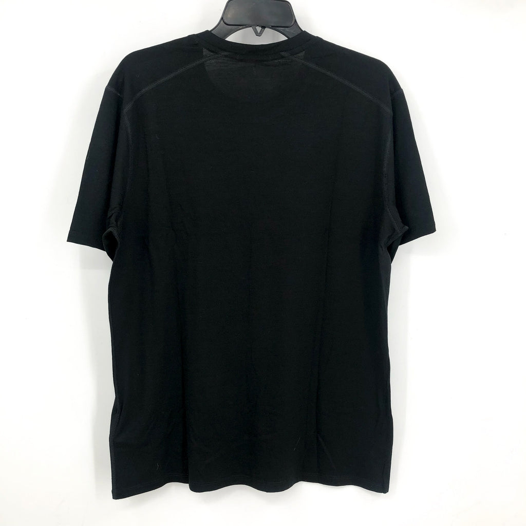 SMARTWOOL Men's Merino Short Sleeve Tee Large Black Crewneck Stretch NWT