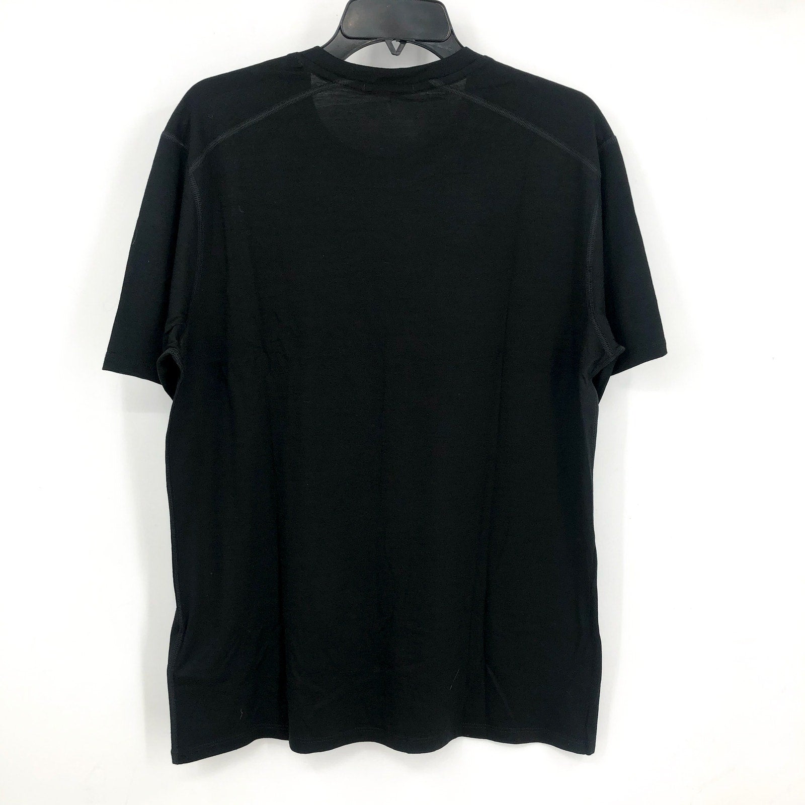 SMARTWOOL Men's Merino Short Sleeve Tee Large Black Crewneck Stretch NWT