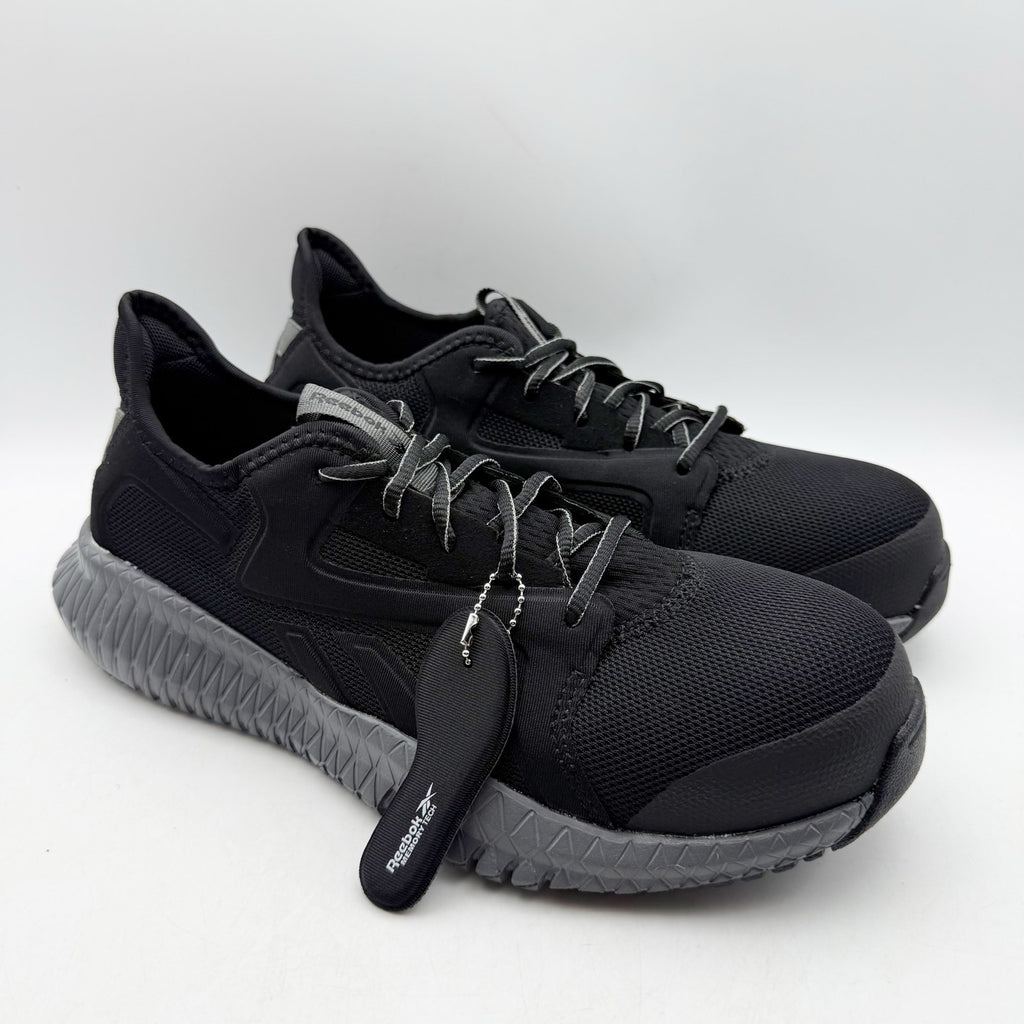 Reebok Work Flexagon 3.0 Work SD Shoes MENS 7.5 WOMENS 9.5 Black Comp Toe NIB