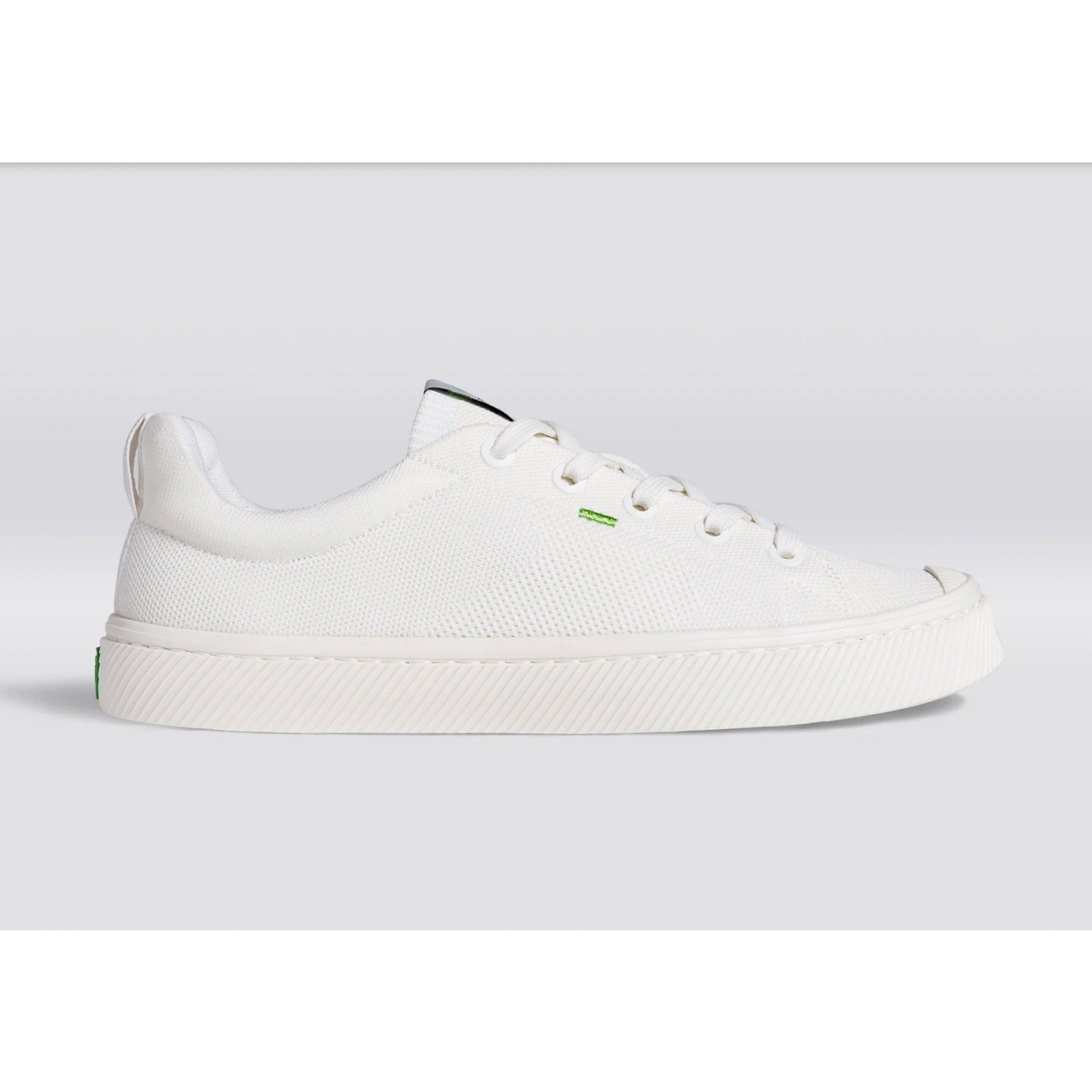 Cariuma Womens IBI Low Sneakers Size 7 Off White Bamboo Knit Casual NIB